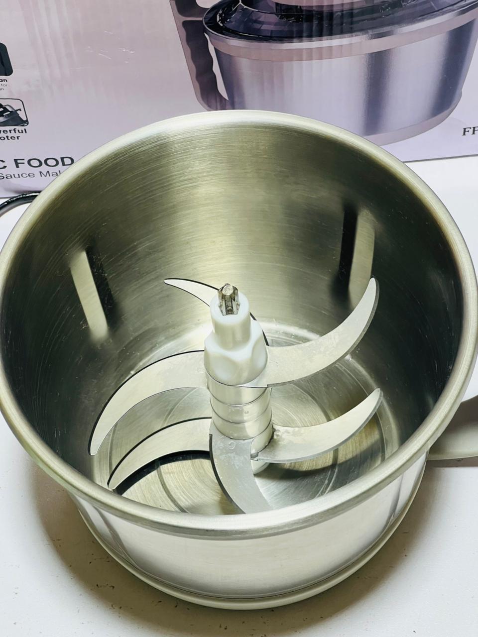 Panasonic  Food Processors 3L Meat Grinder Stainless Steel Electric Chopper Meat Grinder - Mincer, Food Processor, Slicer - Home Appliance