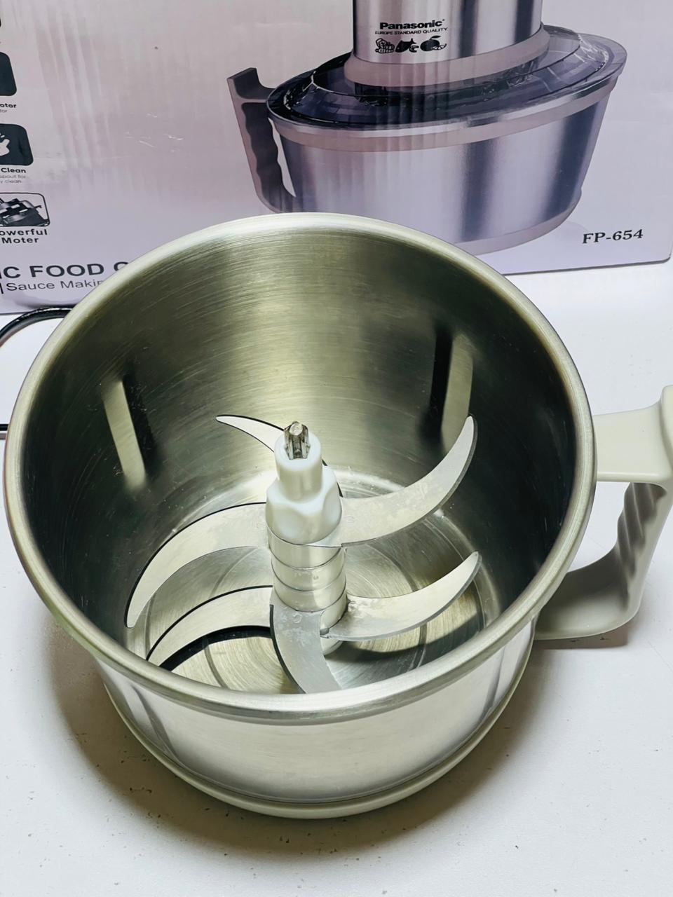 Panasonic  Food Processors 3L Meat Grinder Stainless Steel Electric Chopper Meat Grinder - Mincer, Food Processor, Slicer - Home Appliance