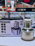 Panasonic  Food Processors 3L Meat Grinder Stainless Steel Electric Chopper Meat Grinder - Mincer, Food Processor, Slicer - Home Appliance