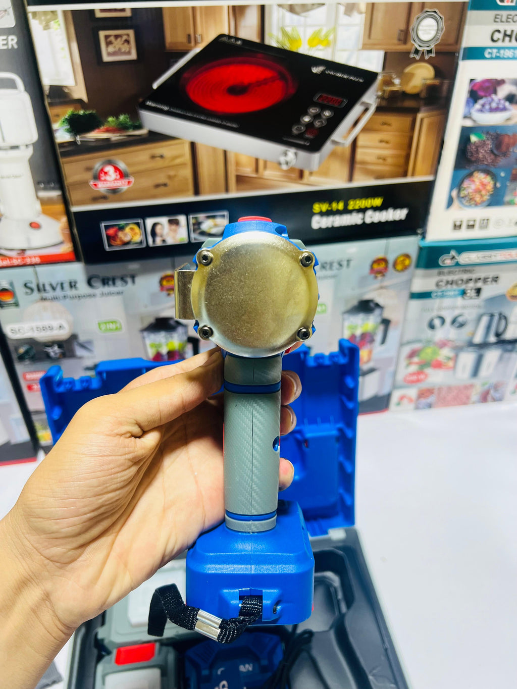 COVAN  128V Brushless Power Drill 120Nm Cordless Hammer Drill Machine Electric Screwdriver 13mm Chuck Cordless Impact Drill