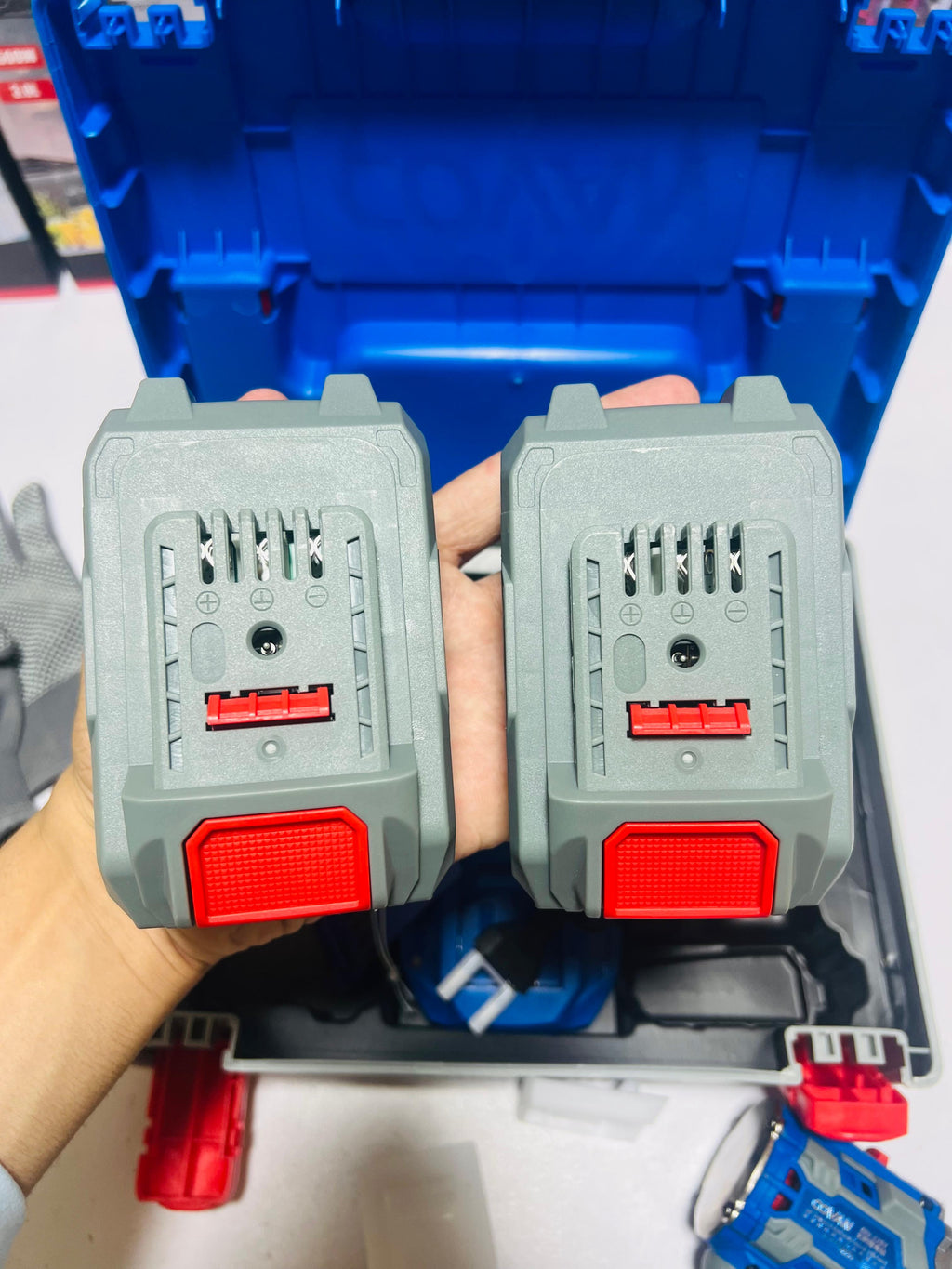 COVAN  128V Brushless Power Drill 120Nm Cordless Hammer Drill Machine Electric Screwdriver 13mm Chuck Cordless Impact Drill