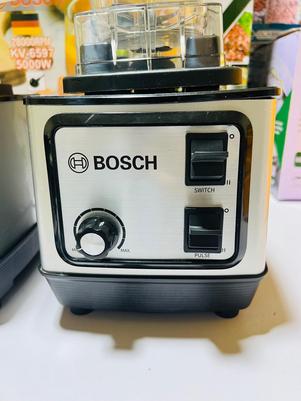 Bosch  3 in 1 Multifunctional Blender Commercial Heavy Duty Blender 5000W High Performance Power Blender 3.0L  2.0 litr Chopper and 700ml Grinder for Kitchen Professional Blender