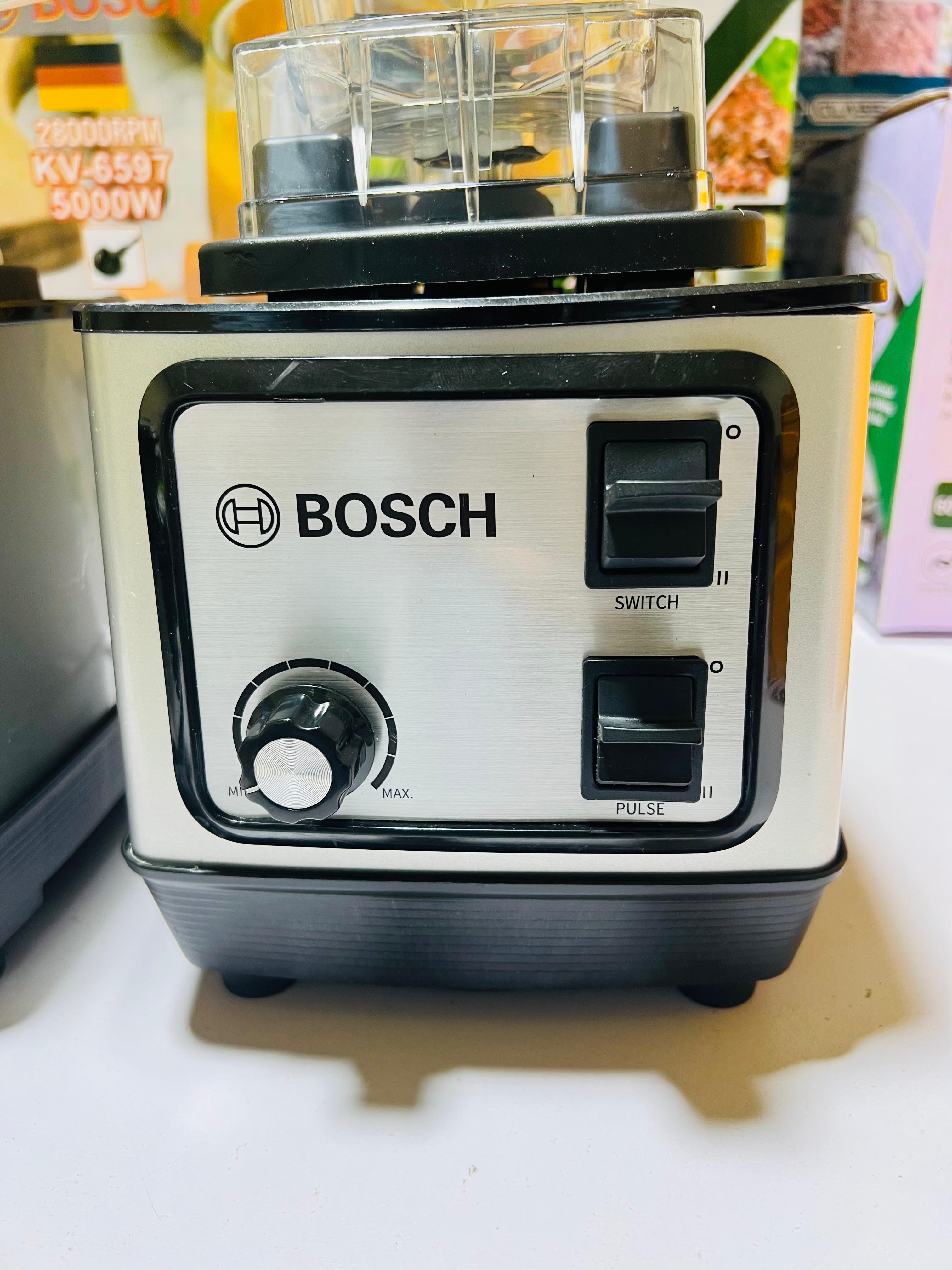 Bosch  3 in 1 Multifunctional Blender Commercial Heavy Duty Blender 5000W High Performance Power Blender 3.0L  2.0 litr Chopper and 700ml Grinder for Kitchen Professional Blender