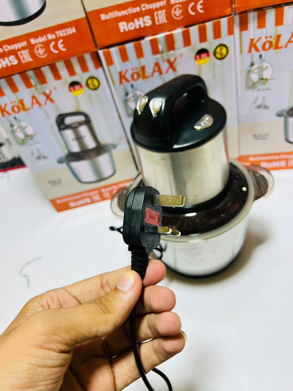 Kolax  3.0  litre Chopper | 6 stepping Blades | 600 watts | 3 speeds | 1 years warranty