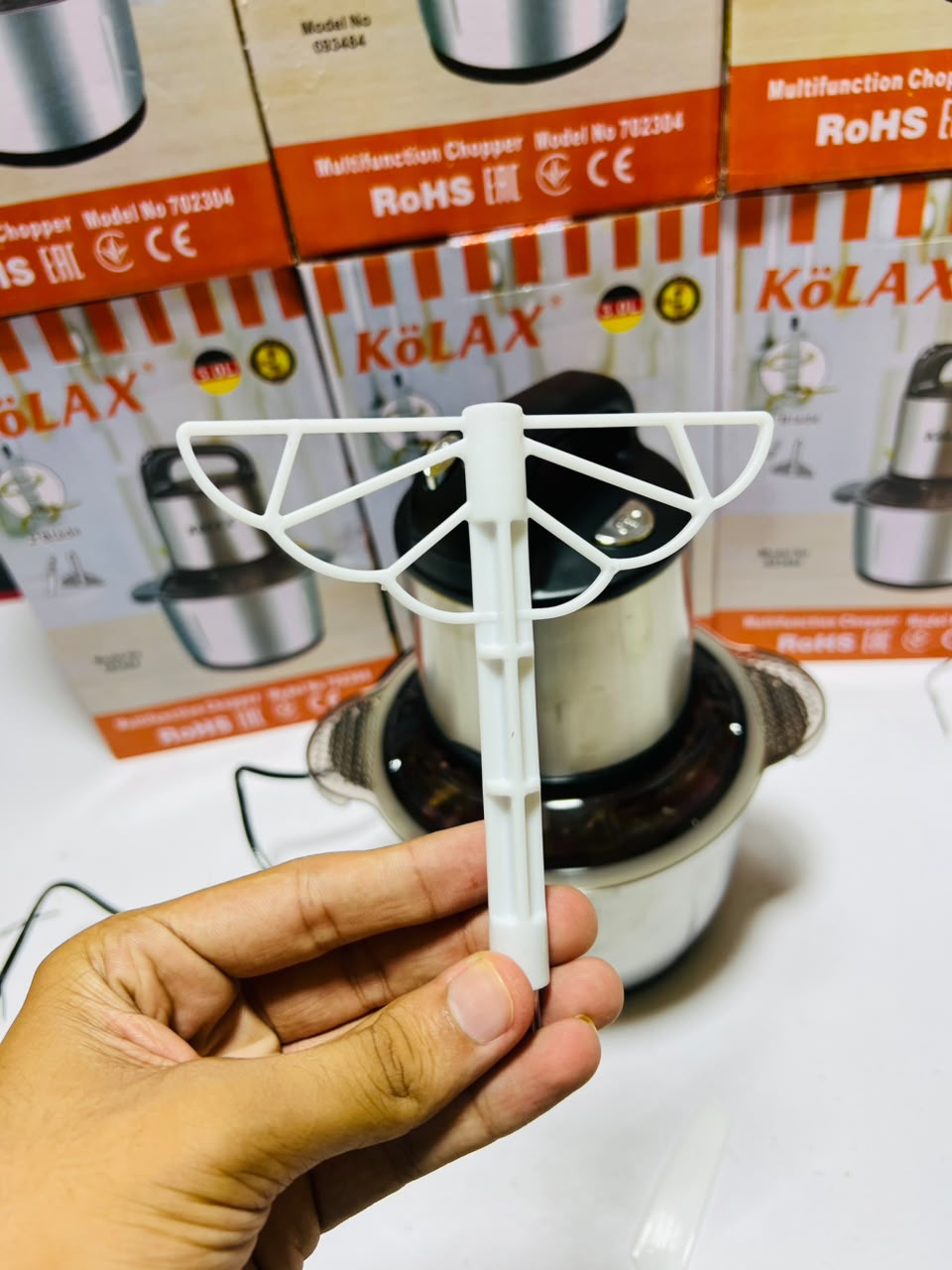 Kolax  3.0  litre Chopper | 6 stepping Blades | 600 watts | 3 speeds | 1 years warranty