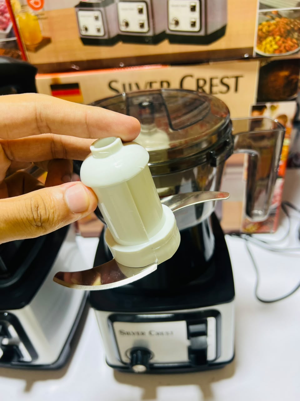 Silver Crest 3-in-1 Kitchen Blender & Food Processor 800W - Juicer, Grinder & Chopper Multi-Function Mixer