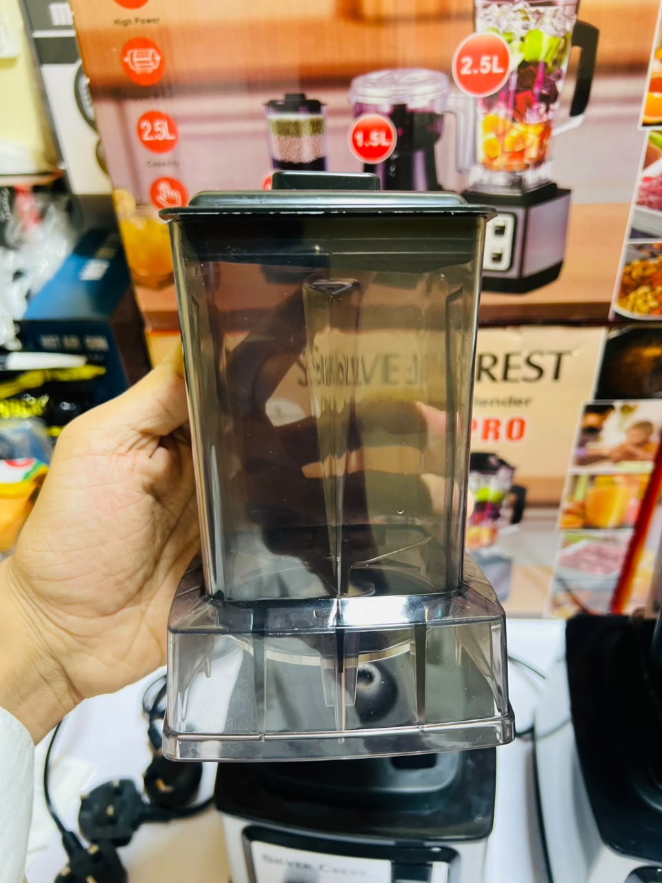 Silver Crest 3-in-1 Kitchen Blender & Food Processor 800W - Juicer, Grinder & Chopper Multi-Function Mixer
