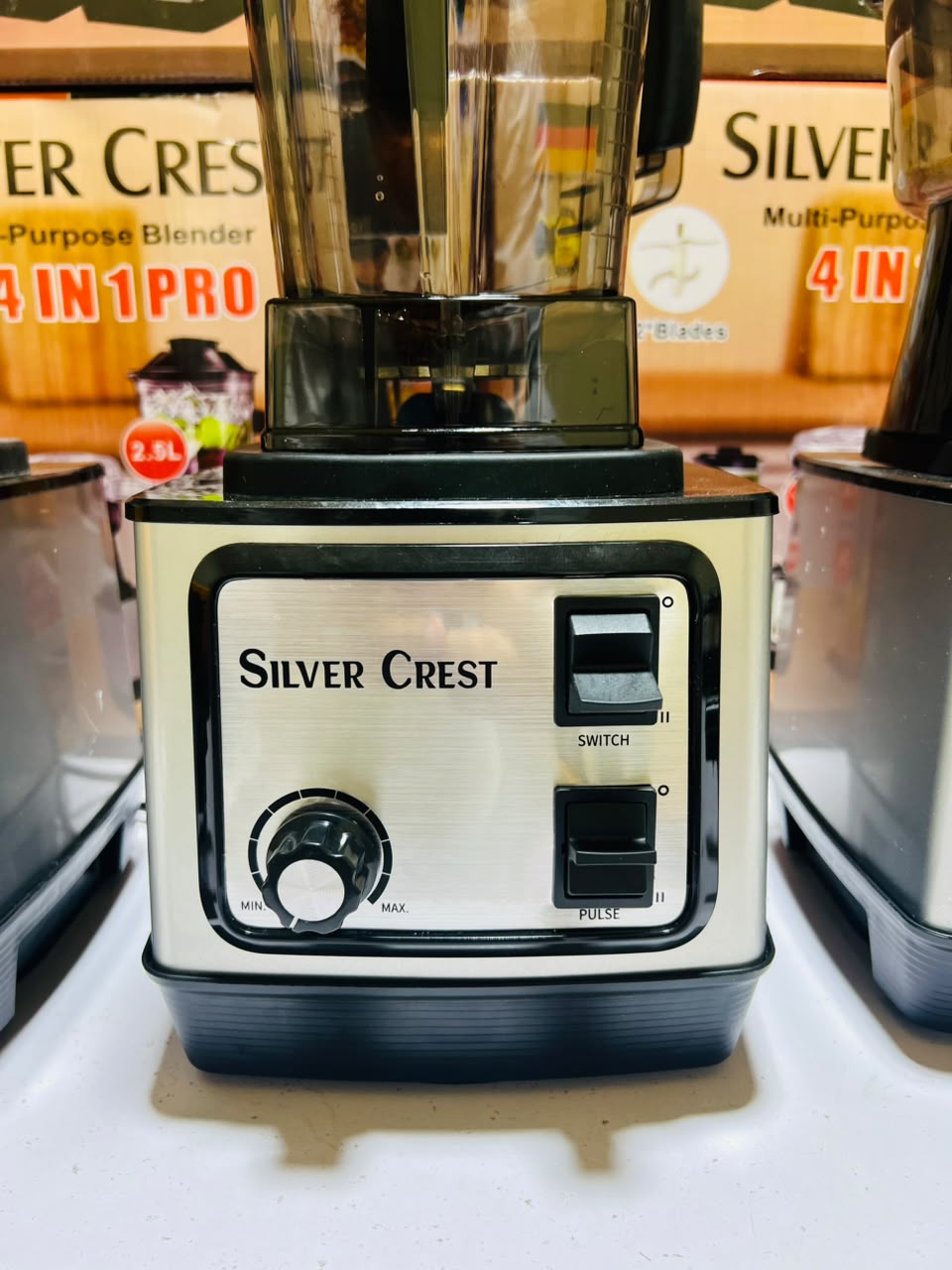Silver Crest 3-in-1 Kitchen Blender & Food Processor 800W - Juicer, Grinder & Chopper Multi-Function Mixer