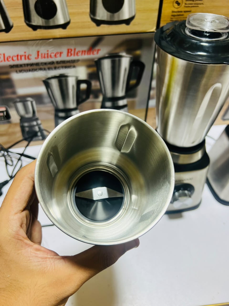 Kenwood 3 in 1  Electric Juice Blender  1800Watt High Performance Power  Steel Body