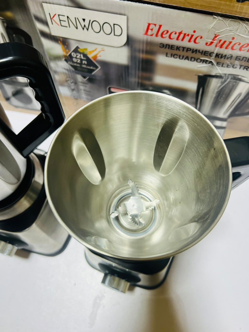Kenwood 3 in 1  Electric Juice Blender  1800Watt High Performance Power  Steel Body