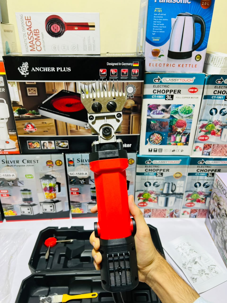 Professional Sheep Shearing Machine,Heavy Duty Sheep Clipper with 6 Speed Adjustment,Clippers for Shaving Thick Hair in Sheep, Goats and Pet