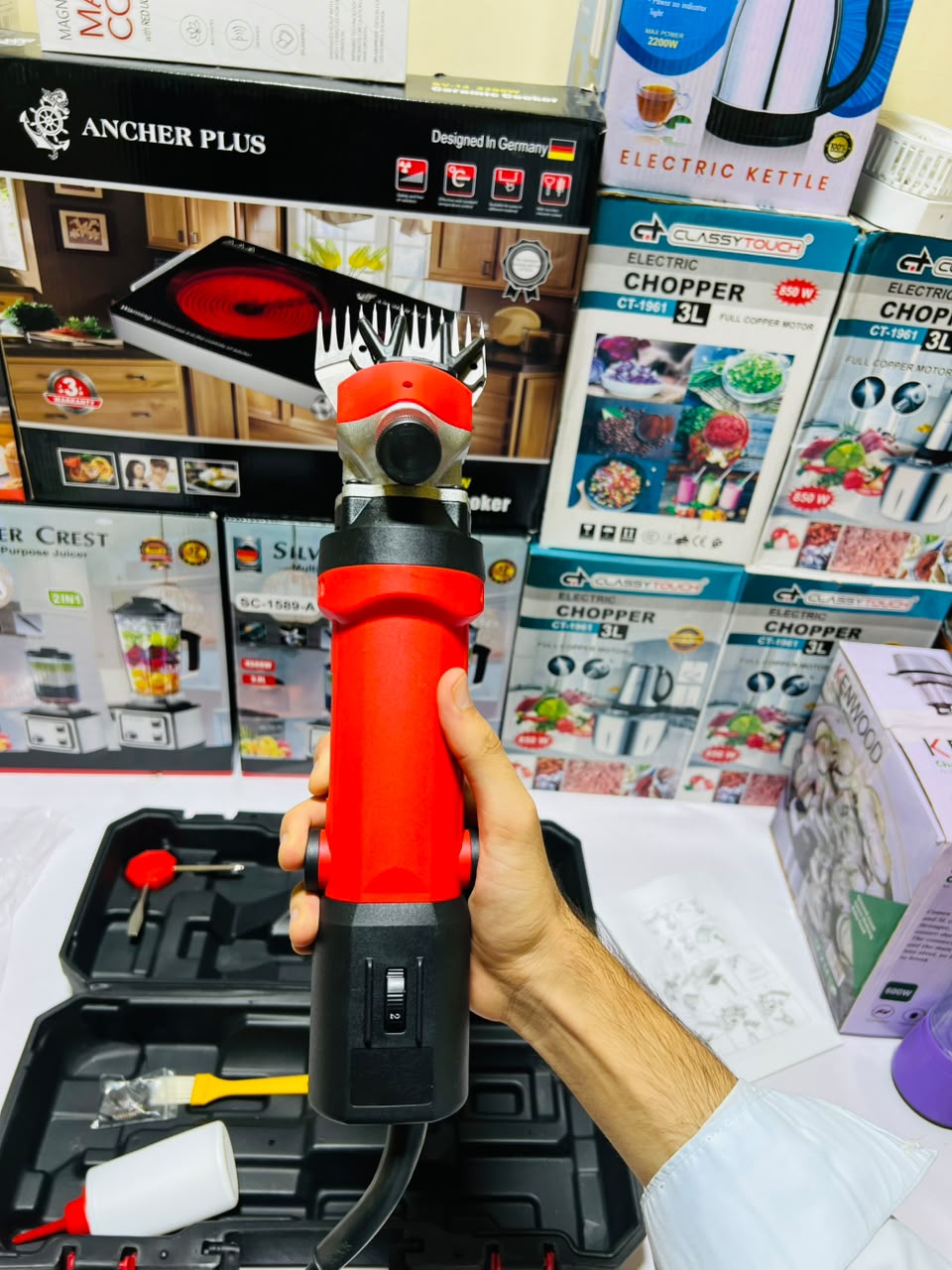 Professional Sheep Shearing Machine,Heavy Duty Sheep Clipper with 6 Speed Adjustment,Clippers for Shaving Thick Hair in Sheep, Goats and Pet