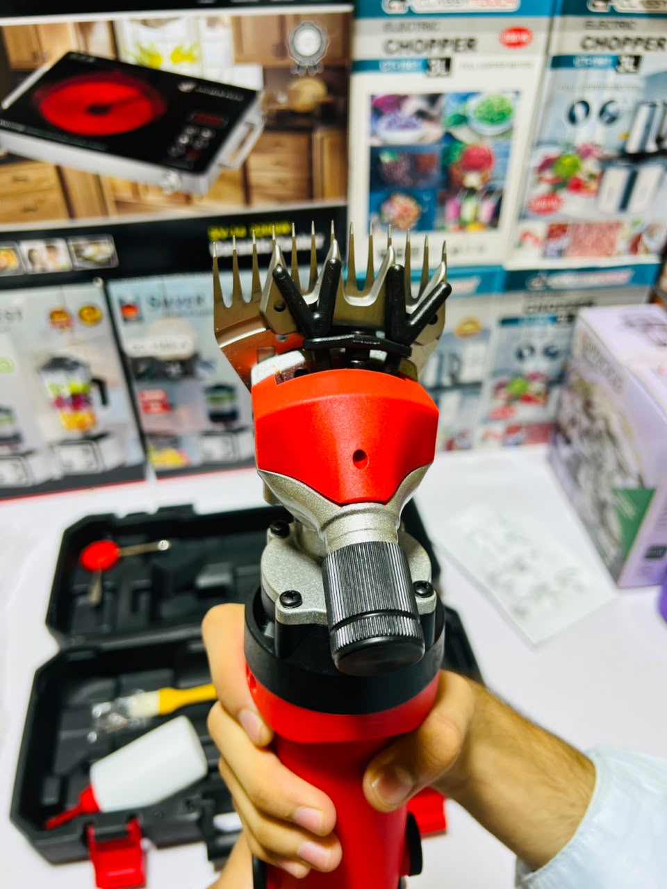 Professional Sheep Shearing Machine,Heavy Duty Sheep Clipper with 6 Speed Adjustment,Clippers for Shaving Thick Hair in Sheep, Goats and Pet