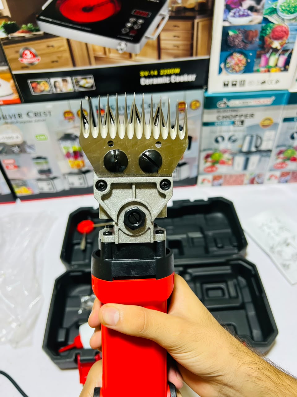 Professional Sheep Shearing Machine,Heavy Duty Sheep Clipper with 6 Speed Adjustment,Clippers for Shaving Thick Hair in Sheep, Goats and Pet