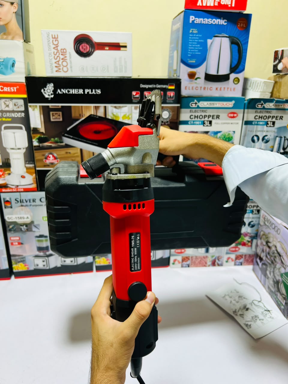 Professional Sheep Shearing Machine,Heavy Duty Sheep Clipper with 6 Speed Adjustment,Clippers for Shaving Thick Hair in Sheep, Goats and Pet