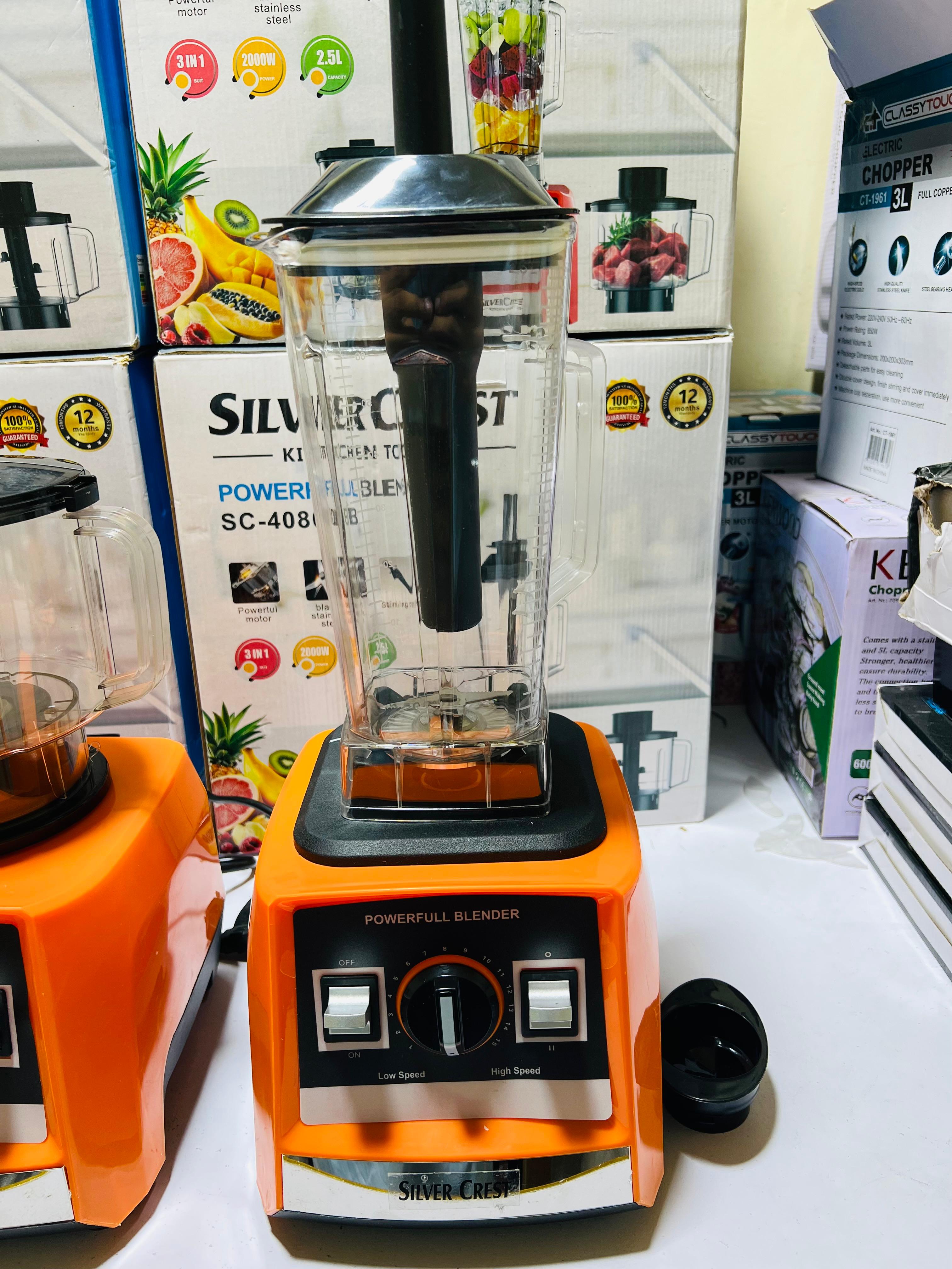 Silver Crest 3 In 1 Commercial Blender 2000W 2.5L SC-4080B