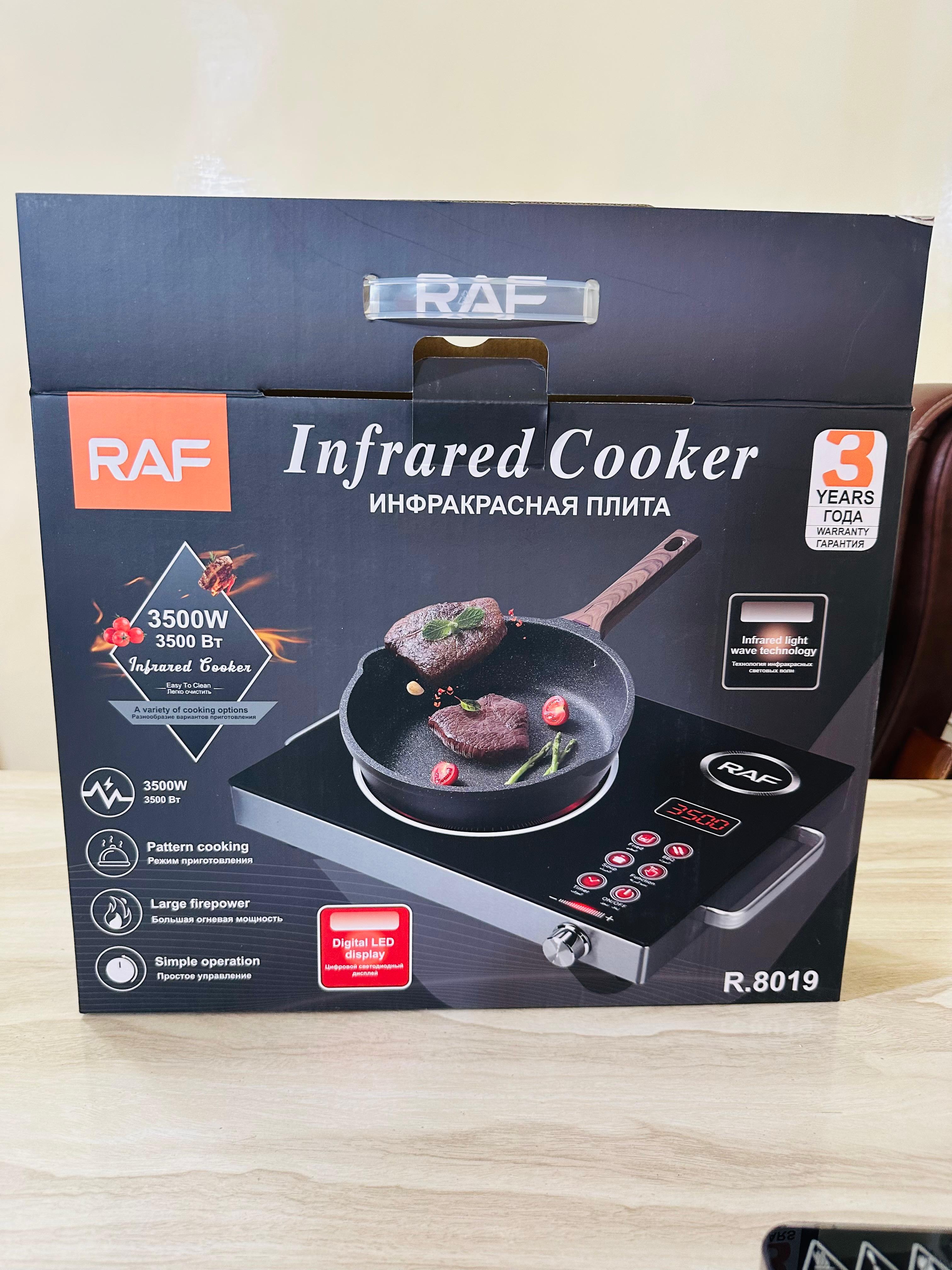 RAF 8019 Model Hot plate with 3 years international warranty
