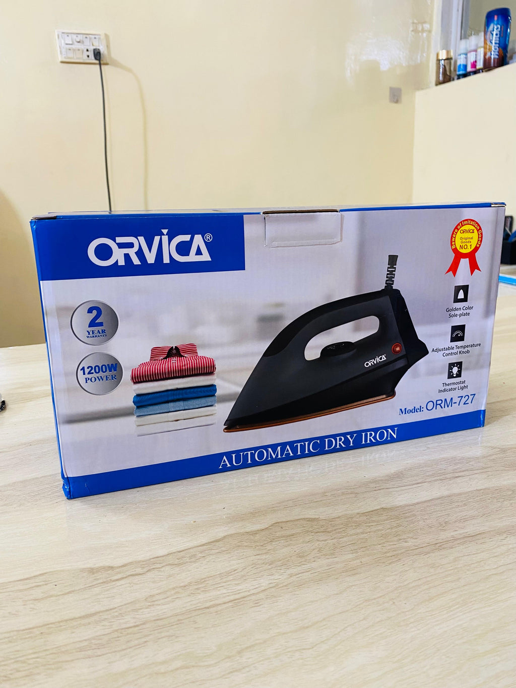 ORVICA Automatic Dry Iron, Orvica Non-Stick Dry Iron
