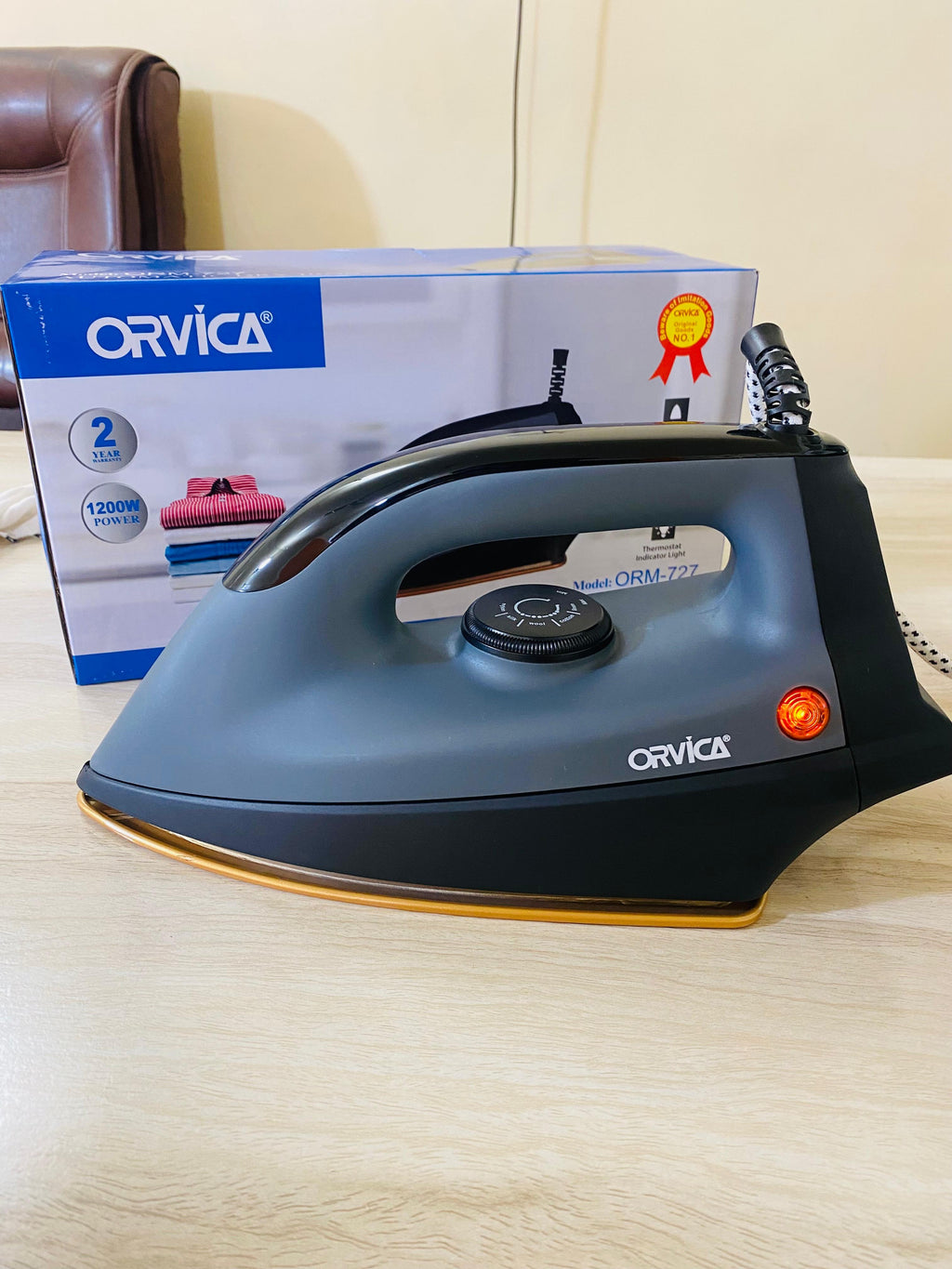 ORVICA Automatic Dry Iron, Orvica Non-Stick Dry Iron