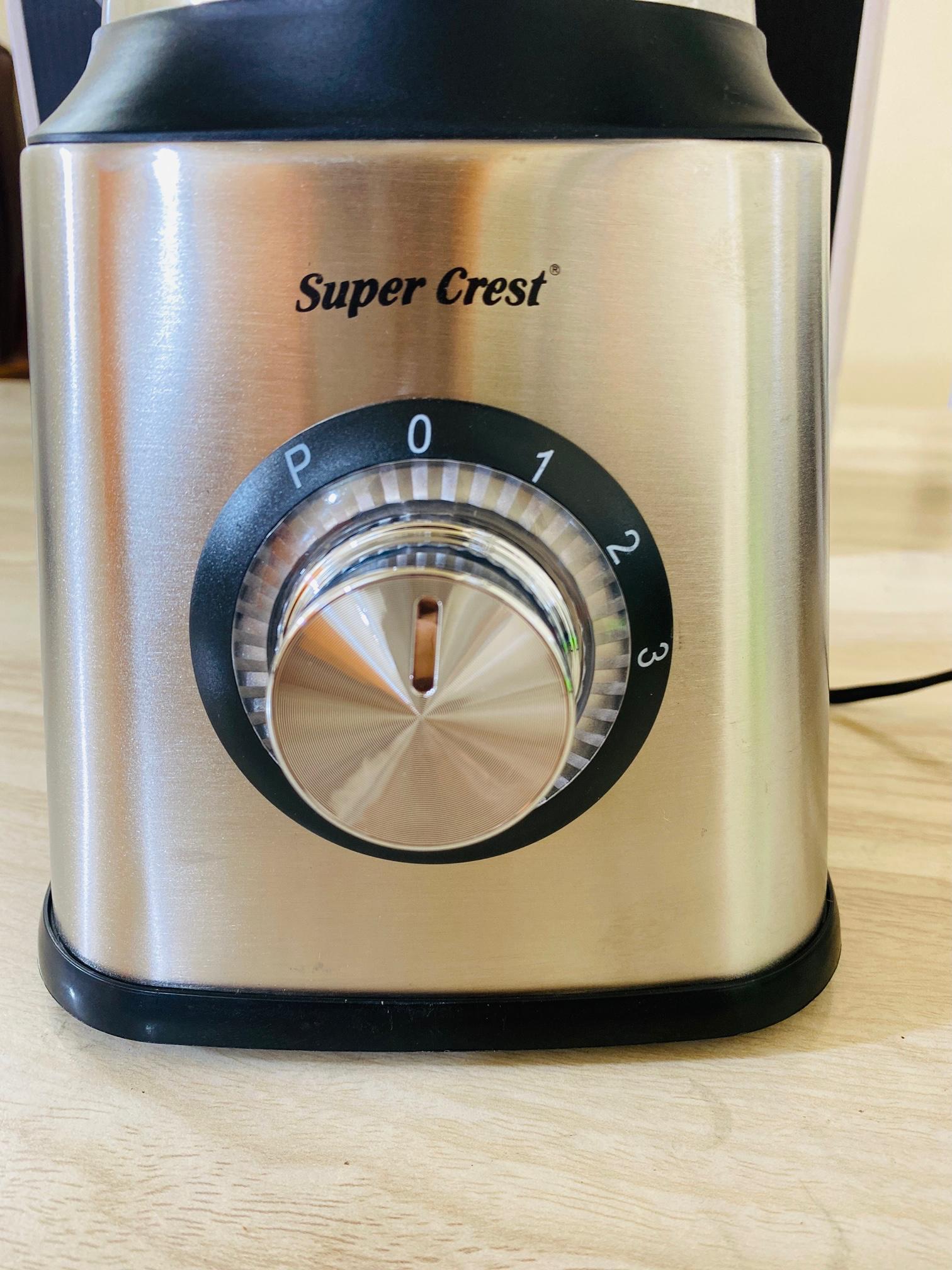 Super Crest Germany Full Steel Body 3-in-1 Electric Juicer, Chopper and Grinder Machine Heavy Duty SCT-8031