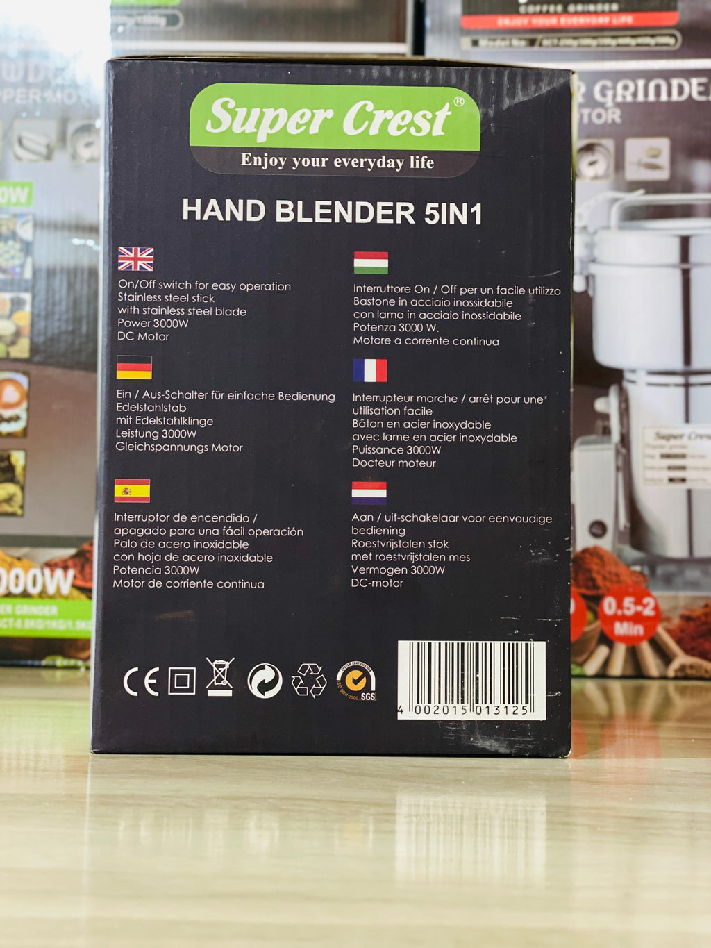 Super Crest 5 in 1 Hand Blender Set SCT-7008