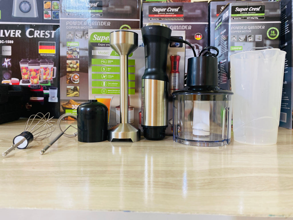 Super Crest 5 in 1 Hand Blender Set SCT-7008