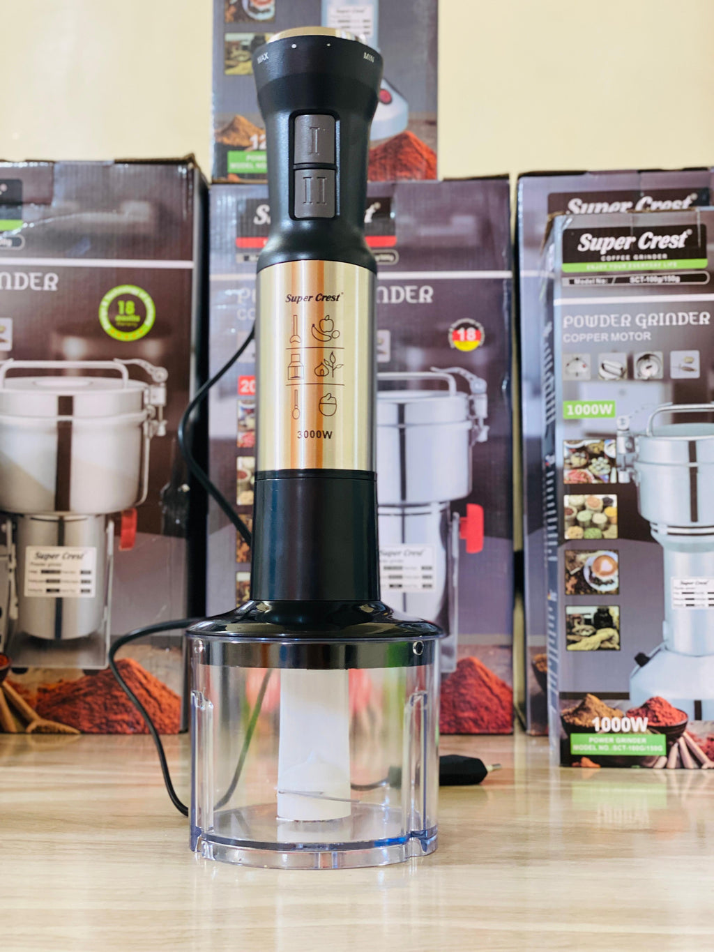Super Crest 5 in 1 Hand Blender Set SCT-7008