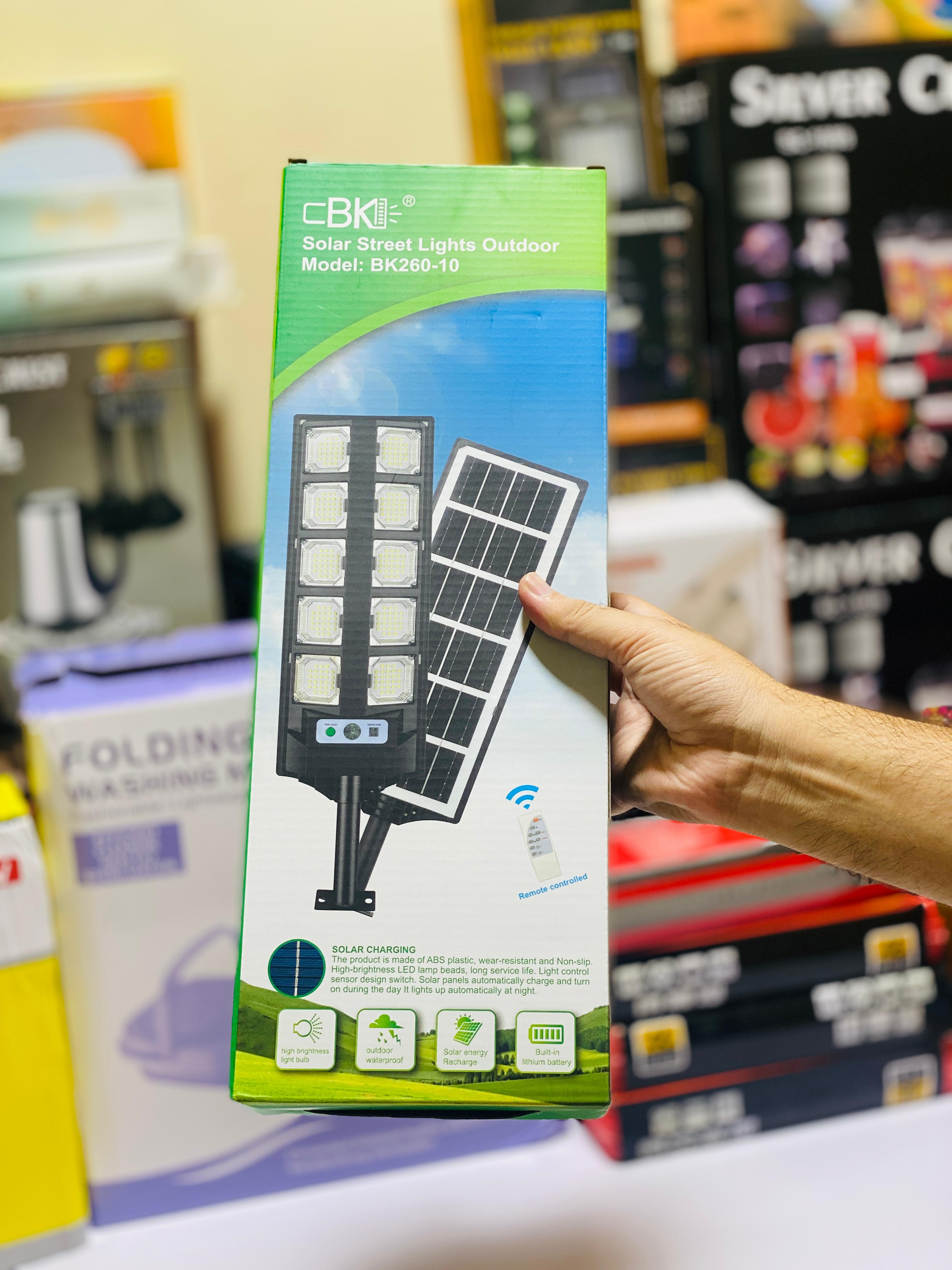 10 Cob Led Sensor Solar Light - Remote control - Rechargeable