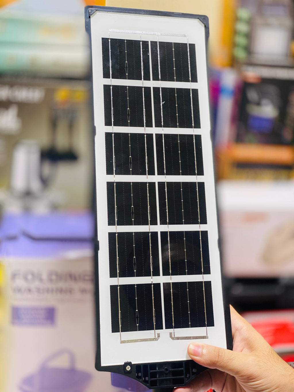 10 Cob Led Sensor Solar Light - Remote control - Rechargeable