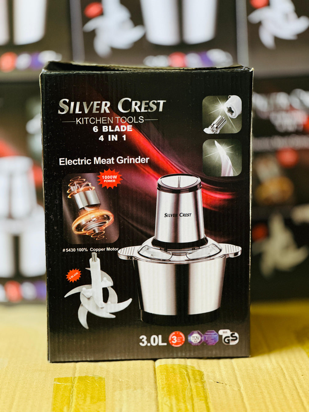 Silver Crest 4 in 1 Chopper | Golden Blades | Lassi maker | egg separator | whisk