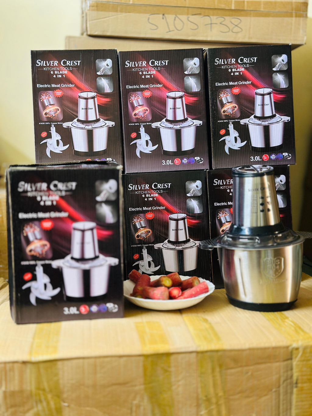 Silver Crest 4 in 1 Chopper | Golden Blades | Lassi maker | egg separator | whisk