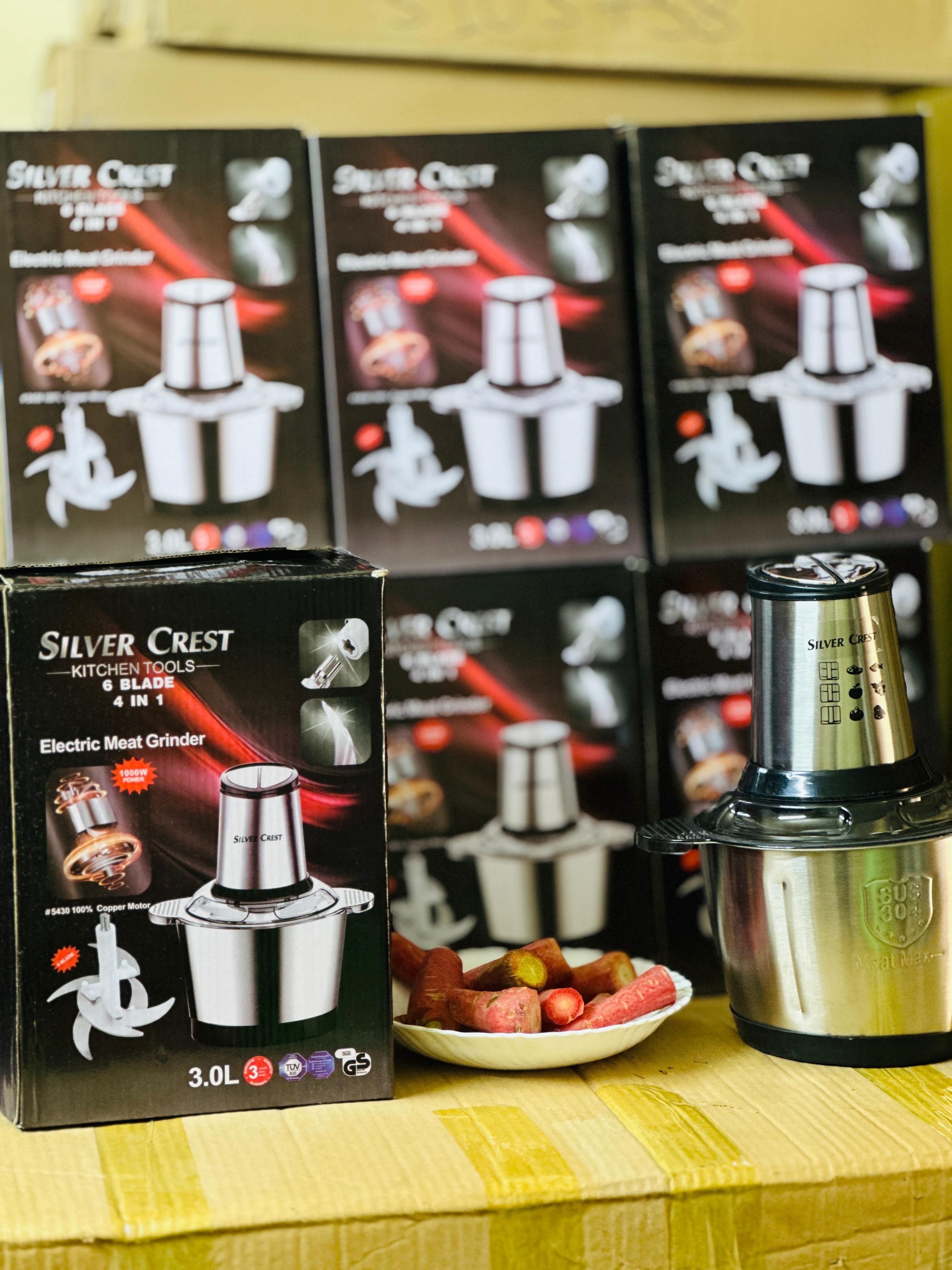 Silver Crest 4 in 1 Chopper | Golden Blades | Lassi maker | egg separator | whisk
