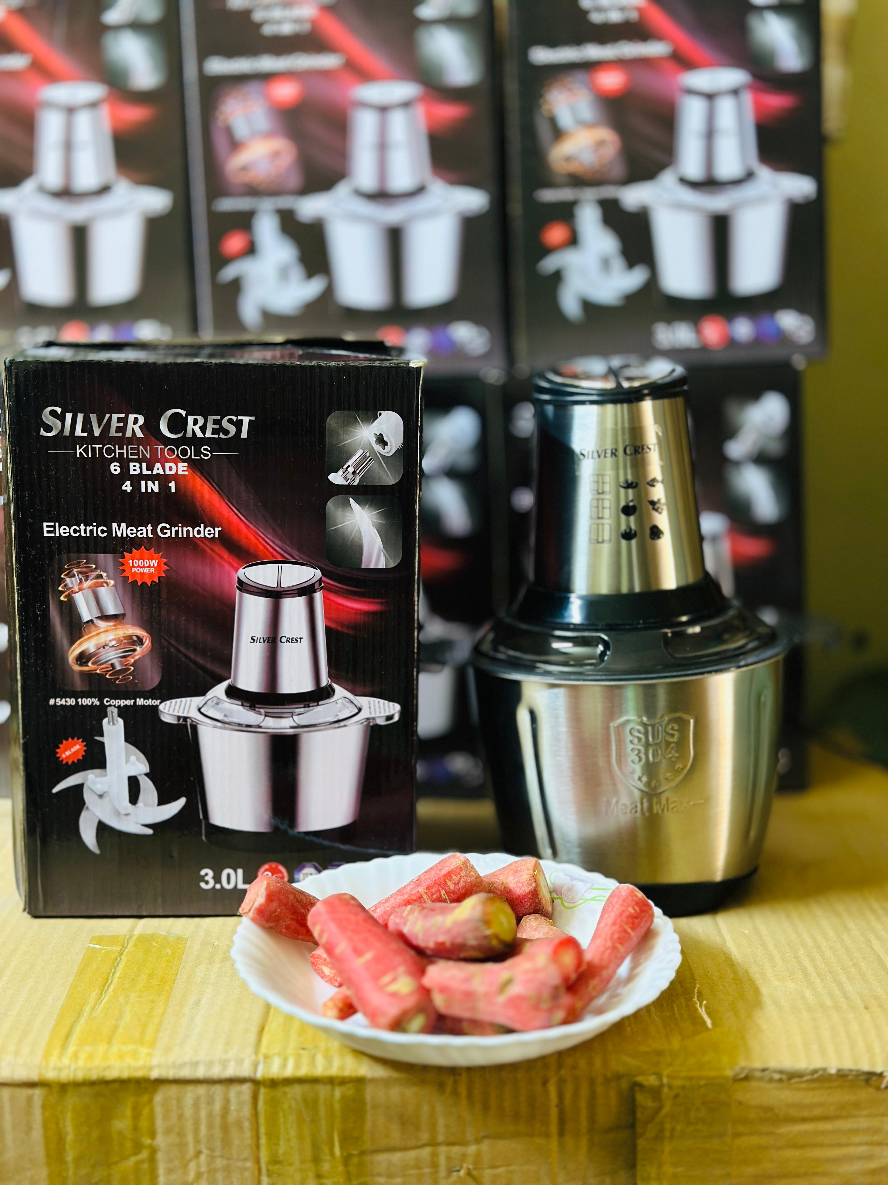 Silver Crest 4 in 1 Chopper | Golden Blades | Lassi maker | egg separator | whisk
