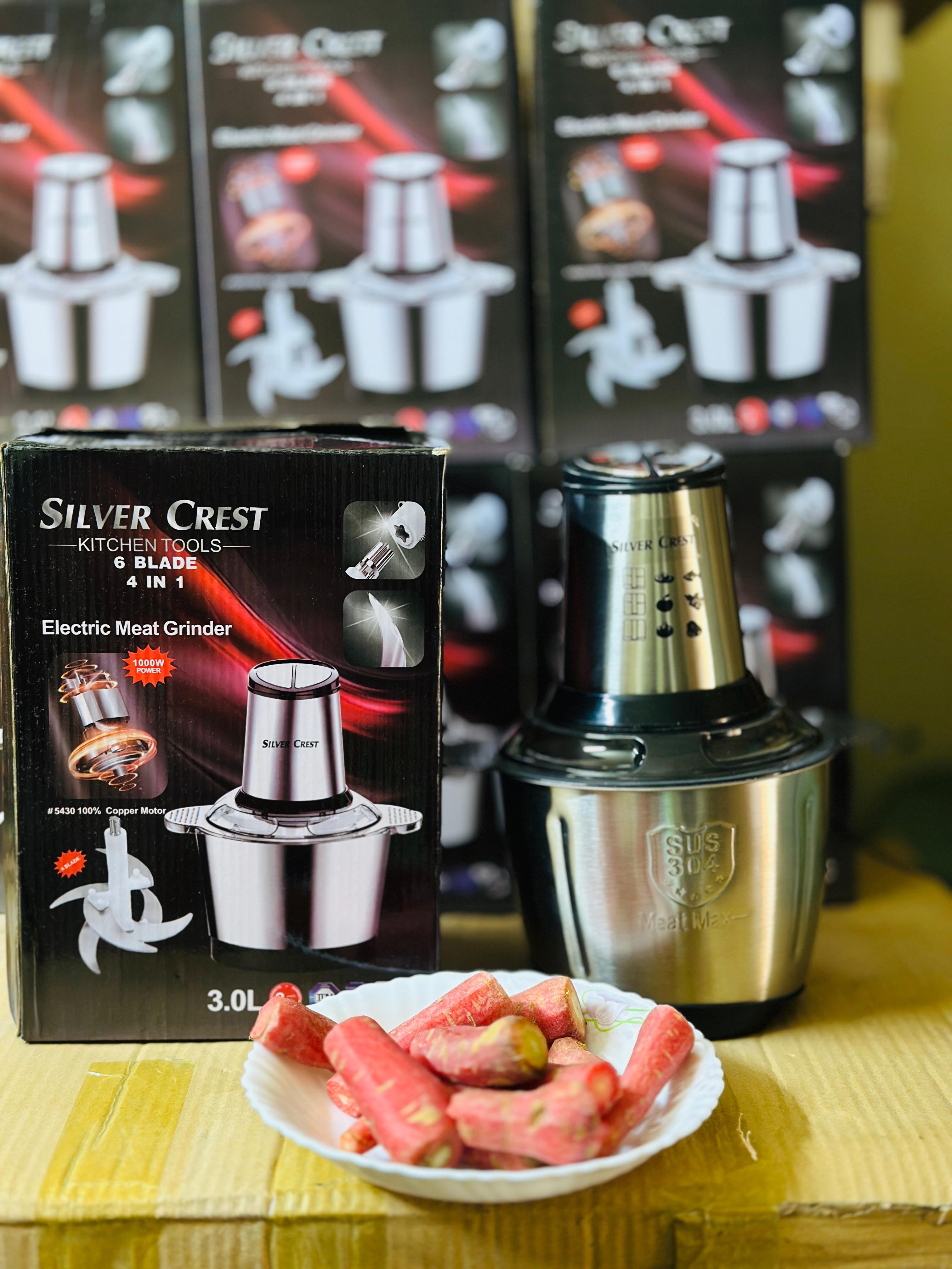 Silver Crest 4 in 1 Chopper | Golden Blades | Lassi maker | egg separator | whisk