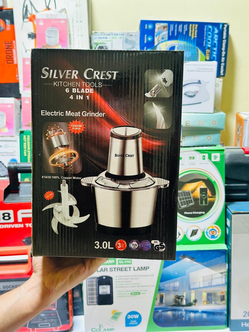 Silver Crest 4 in 1 Chopper | Golden Blades | Lassi maker | egg separator | whisk