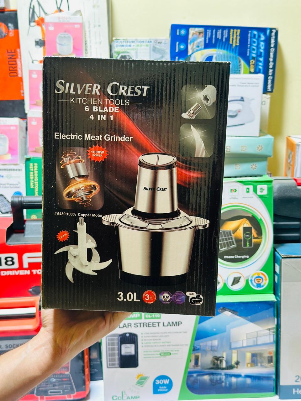 Silver Crest 4 in 1 Chopper | Golden Blades | Lassi maker | egg separator | whisk