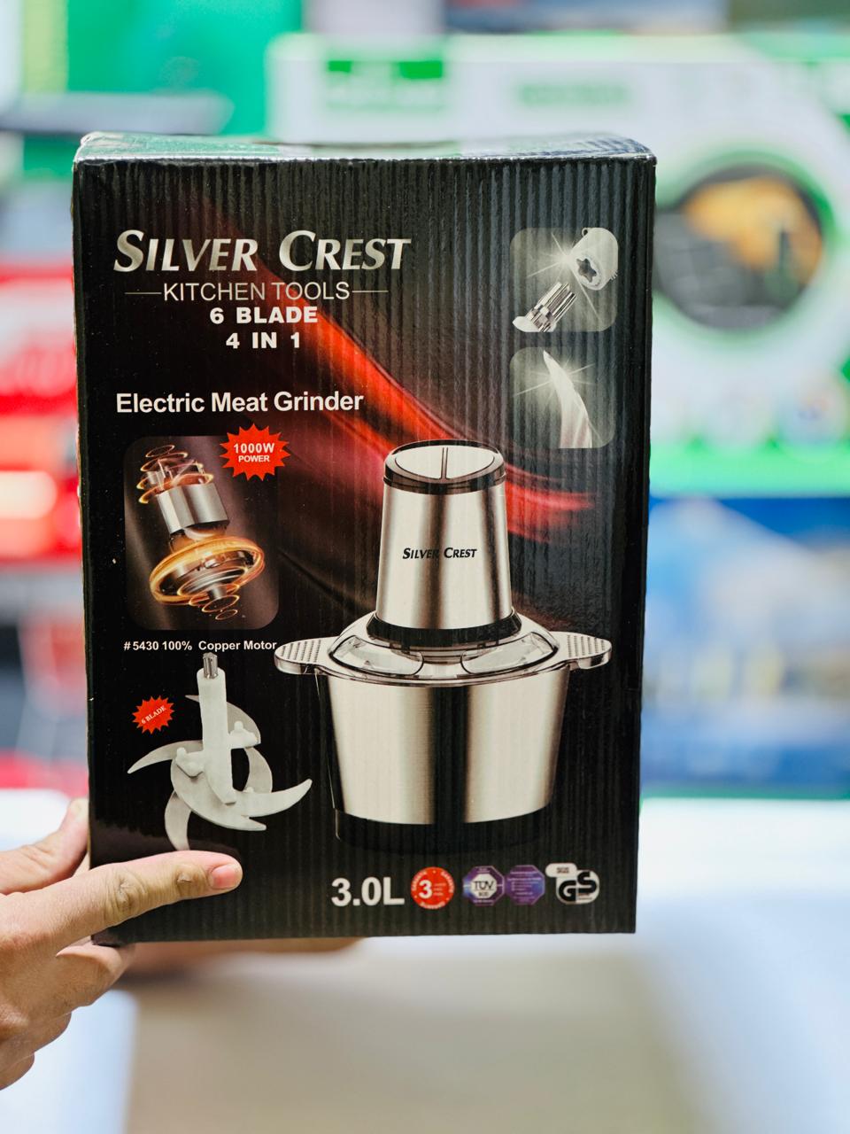 Silver Crest 4 in 1 Chopper | Golden Blades | Lassi maker | egg separator | whisk