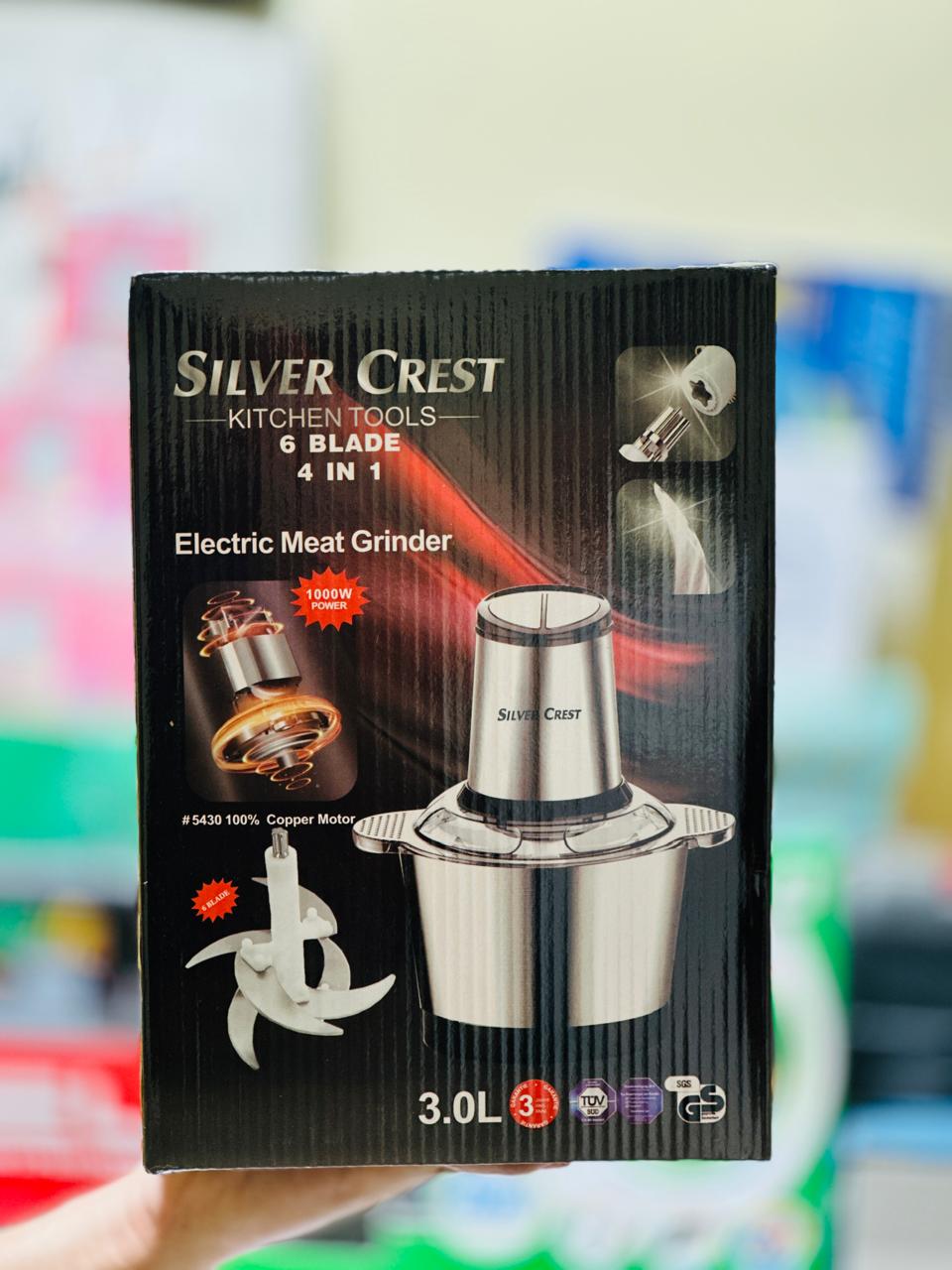 Silver Crest 4 in 1 Chopper | Golden Blades | Lassi maker | egg separator | whisk
