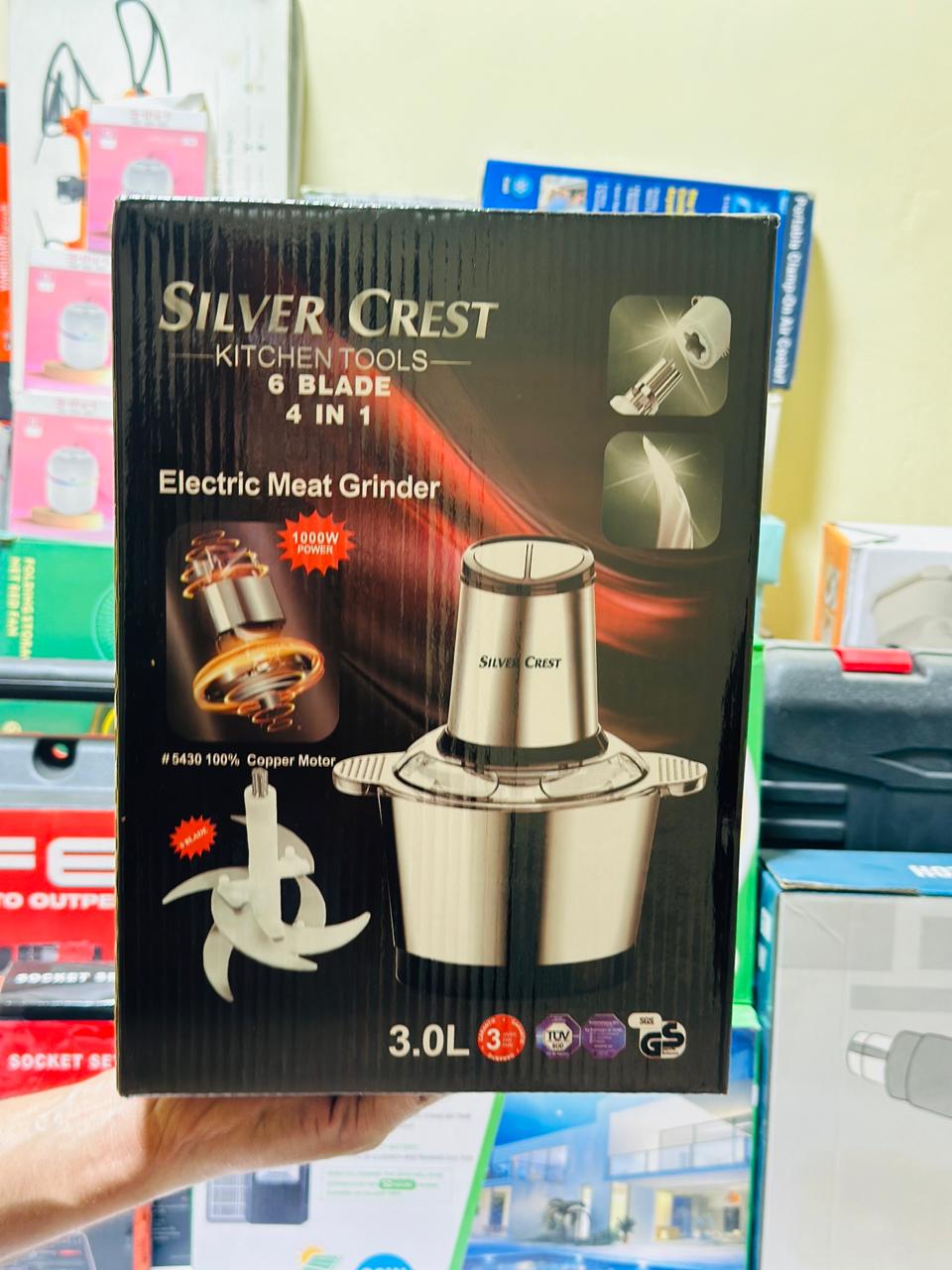 Silver Crest 4 in 1 Chopper | Golden Blades | Lassi maker | egg separator | whisk