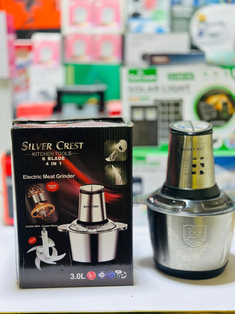 Silver Crest 4 in 1 Chopper | Golden Blades | Lassi maker | egg separator | whisk
