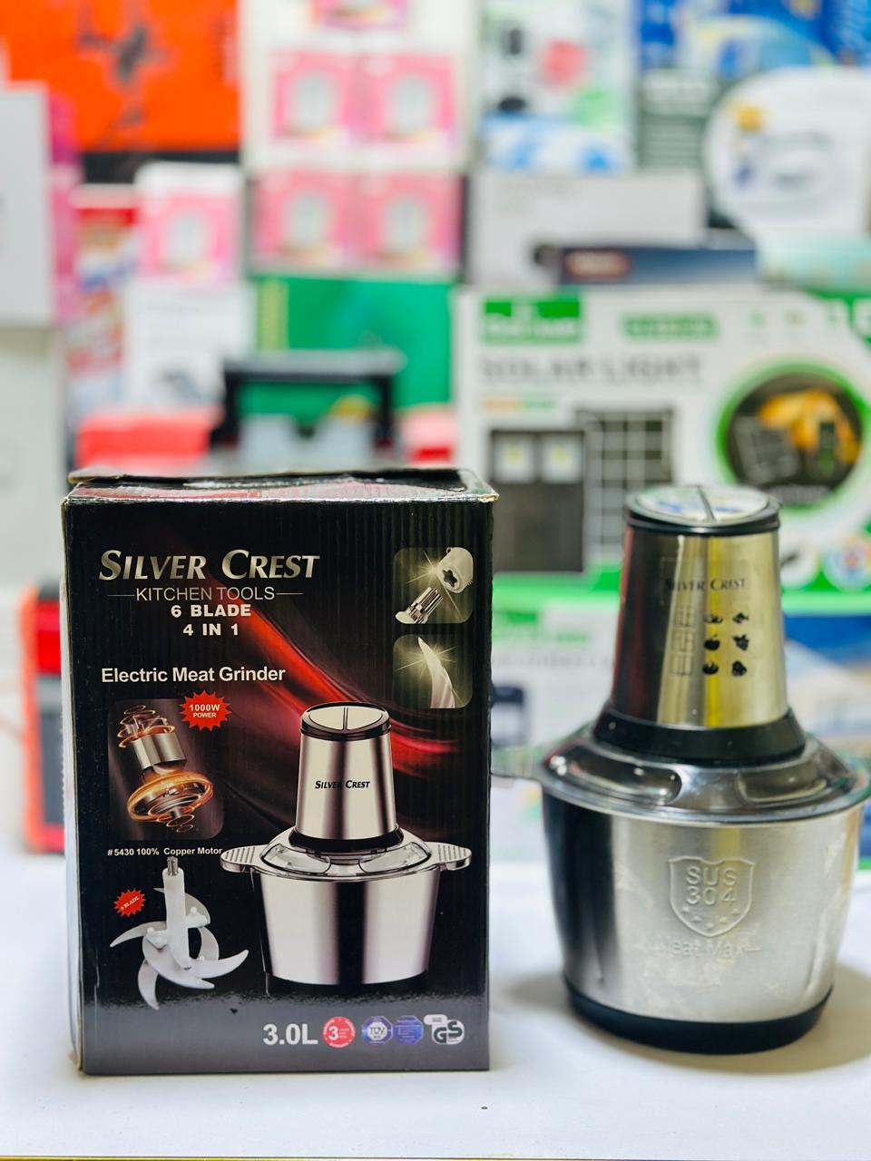 Silver Crest 4 in 1 Chopper | Golden Blades | Lassi maker | egg separator | whisk
