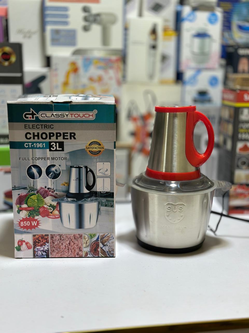 Classy touch 2 in 1 Chopper | SUS 304 Steel | Food Safe | Corrasion Resistant