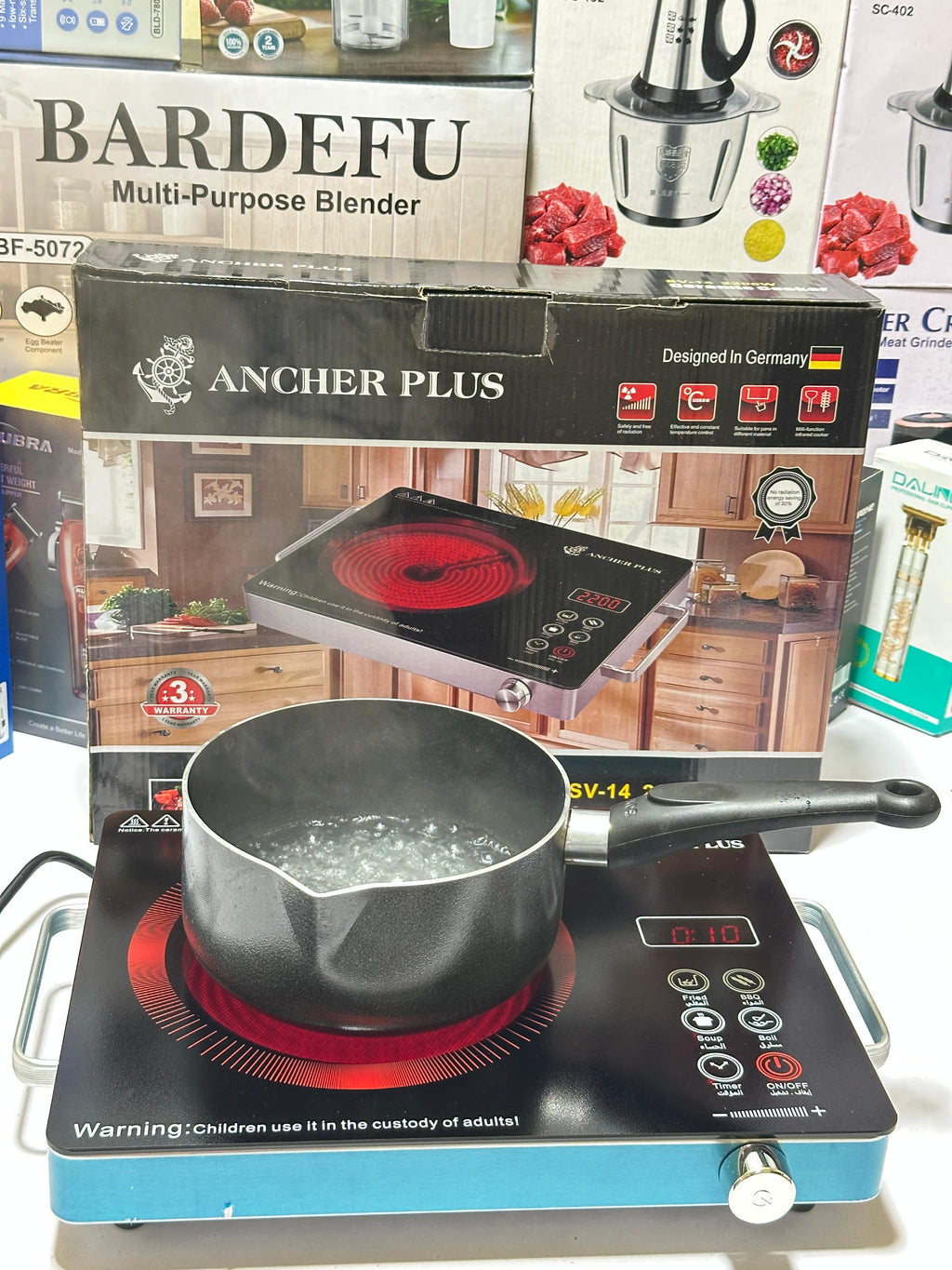 Germany Imported Ancher Plus 2200 Watts | Hotplate | infrared Cooker | Ceramic hotplate
