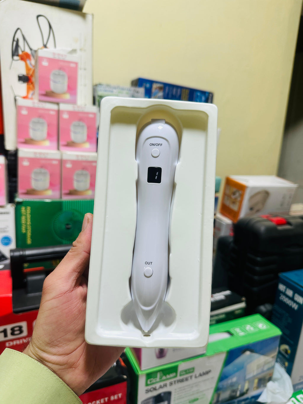 Mole Remover Pen Laser Skin Tag Remover Spots Tattoo Freckle Removal Machine Removing Dark Spot 9 Adjustable Modes