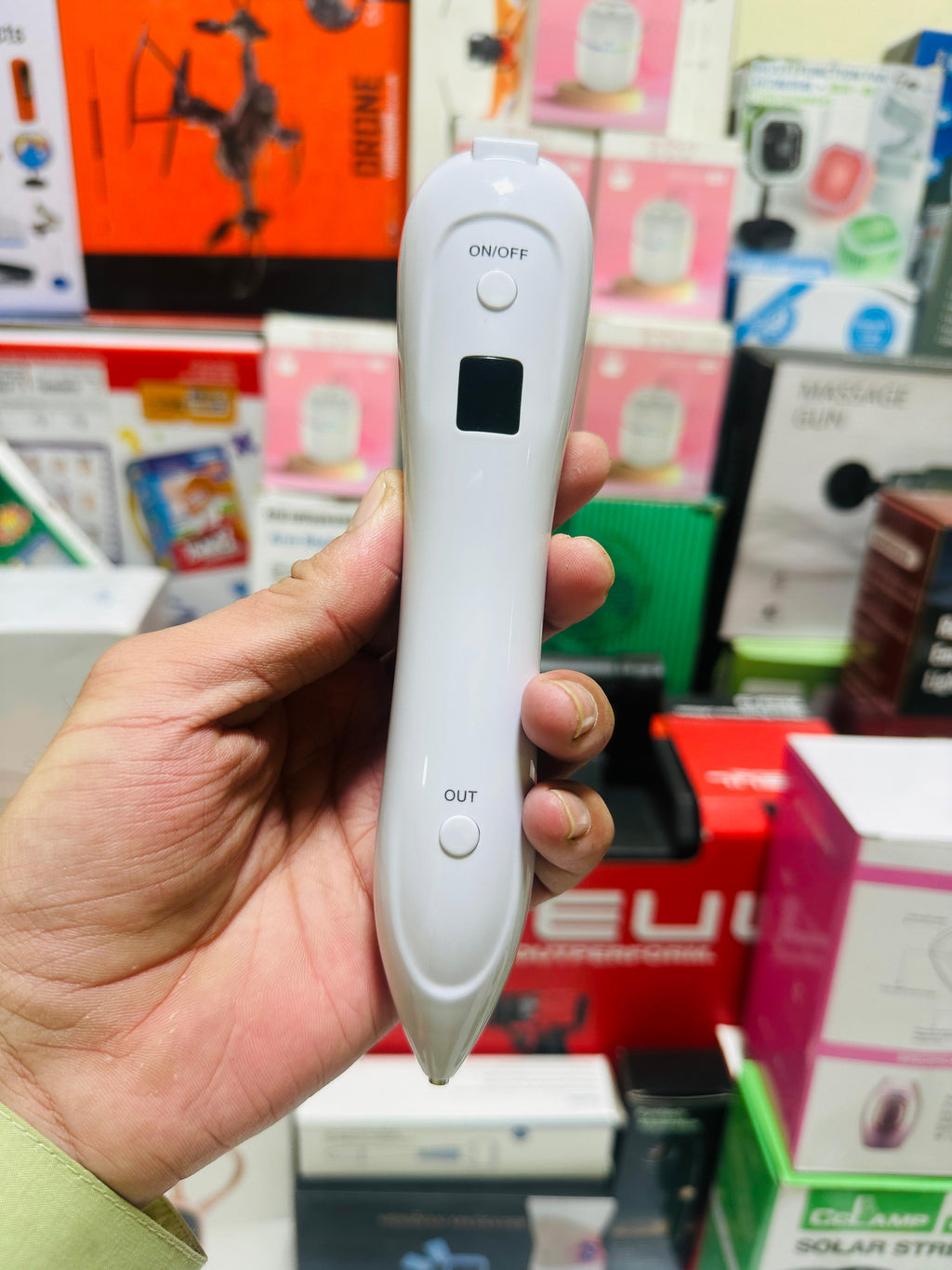 Mole Remover Pen Laser Skin Tag Remover Spots Tattoo Freckle Removal Machine Removing Dark Spot 9 Adjustable Modes