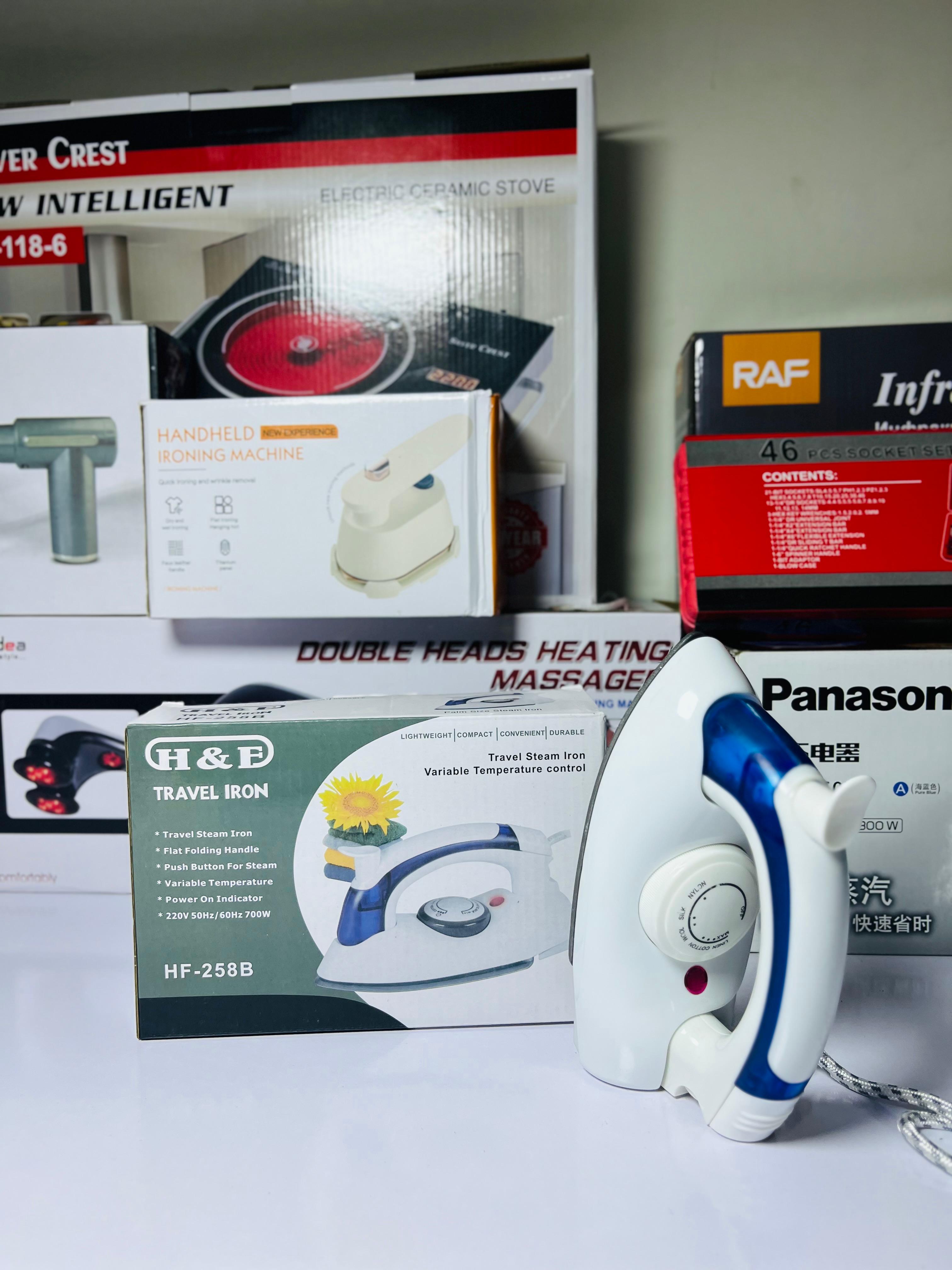 ✈️ H & E Travel Iron – Portable Steam Press for Wrinkle free