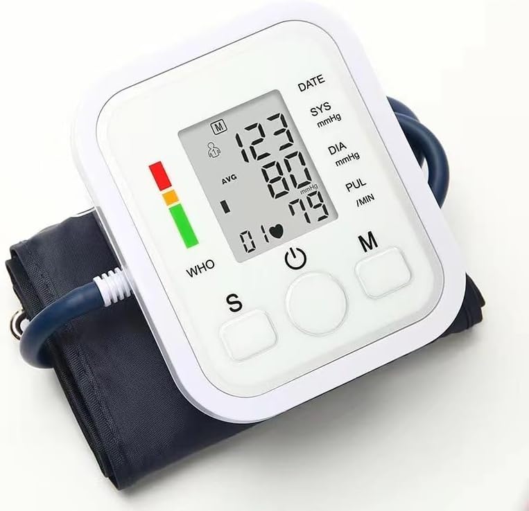 Blood Pressure Monitors,Blood Pressure Machine - CE Certified Approved UKBlood Pressure Monitor | BP Apparatus With USB Power Supply | BP Monitor without Audio Voice Support | Digital Blood Pressure Monitor or Measurable Tool