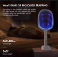 2 in 1 Rechargeable mosquito killer racket 2 in 1 and night lamp Mosqutio