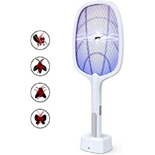 2 in 1 Rechargeable mosquito killer racket 2 in 1 and night lamp Mosqutio