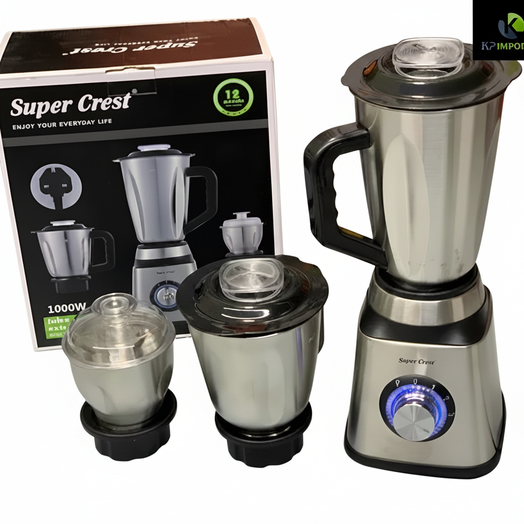Super Crest 3-in-1 Juicer, Blender & Chopper
